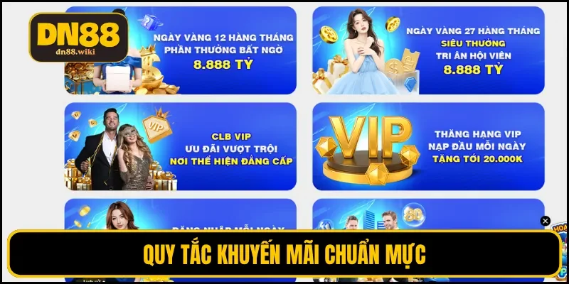 Quy tắc khuyến mãi chuẩn mực